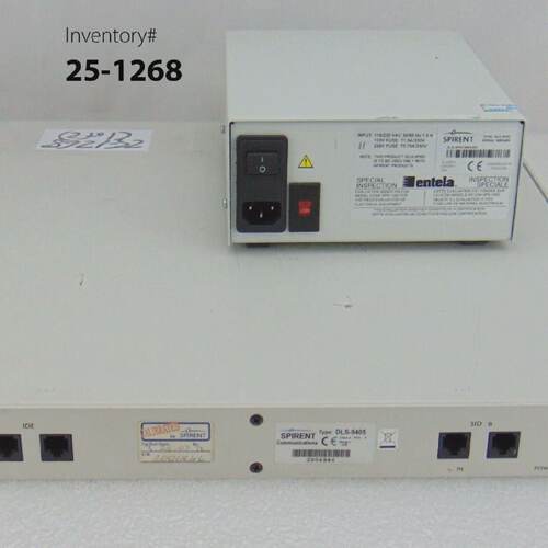 Spirent DLS5405 VDSL2 Noise Injection Unit DLS5P02 Power Sup