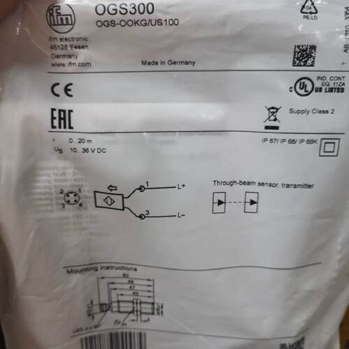议价IFM 易福门感测器OGE300 OGS300  0GS300