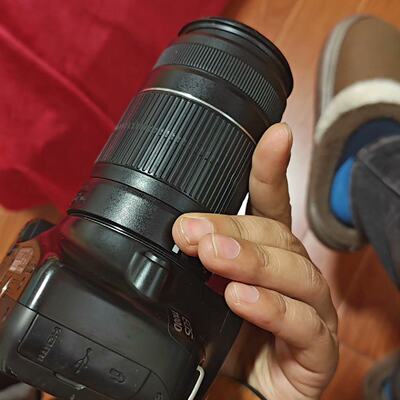 佳能eos1100d  带efs. 55-250mm镜头--议价商品