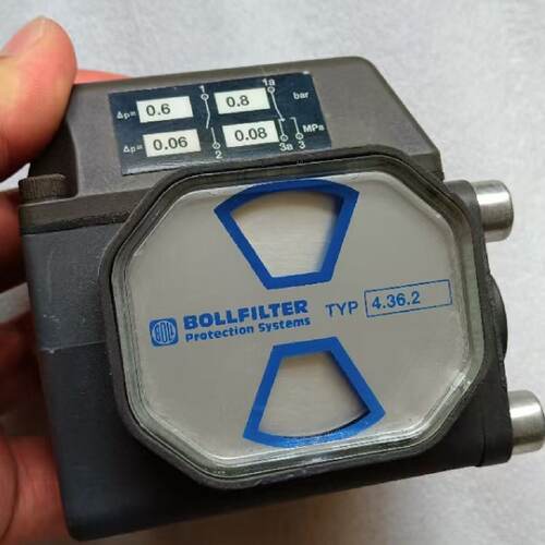 溢价-BOLLFILTER4.36.2压差开关0.60.8bar压力感测器