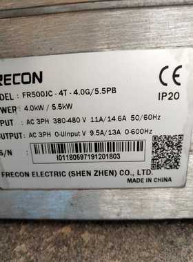 询价~FRECON孚瑞肯变频器 FR500JC-4T-4.0G/5