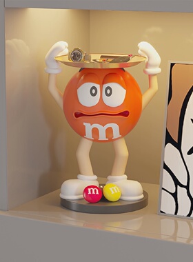 mm豆子客厅玄关进门入户放钥匙收纳托盘装饰桌面茶几搬家礼物摆件