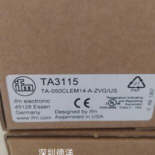 议价TA3115易福门压力感测器全新原装正品现货