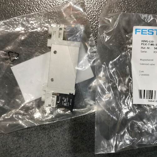 议价566459 VUVG-L10-P53C-T-M5-1P3 FESTO电磁阀 全新原装现货