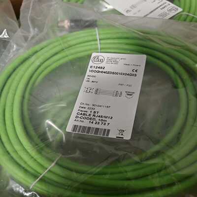 IFM易福门E12492以太网连接电缆，型号VDQGH040