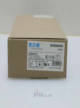 EATON批量6件170M3817DBussmann方形车身保险丝变色ELEC-I