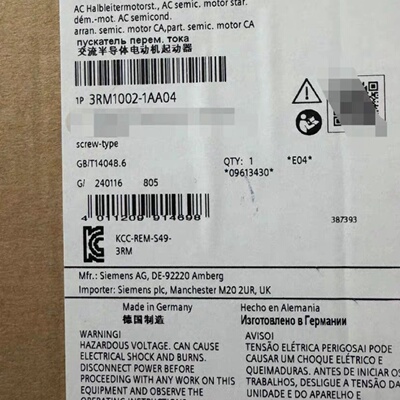 3RM10071AA04西门子起动器3RM10073AA-询