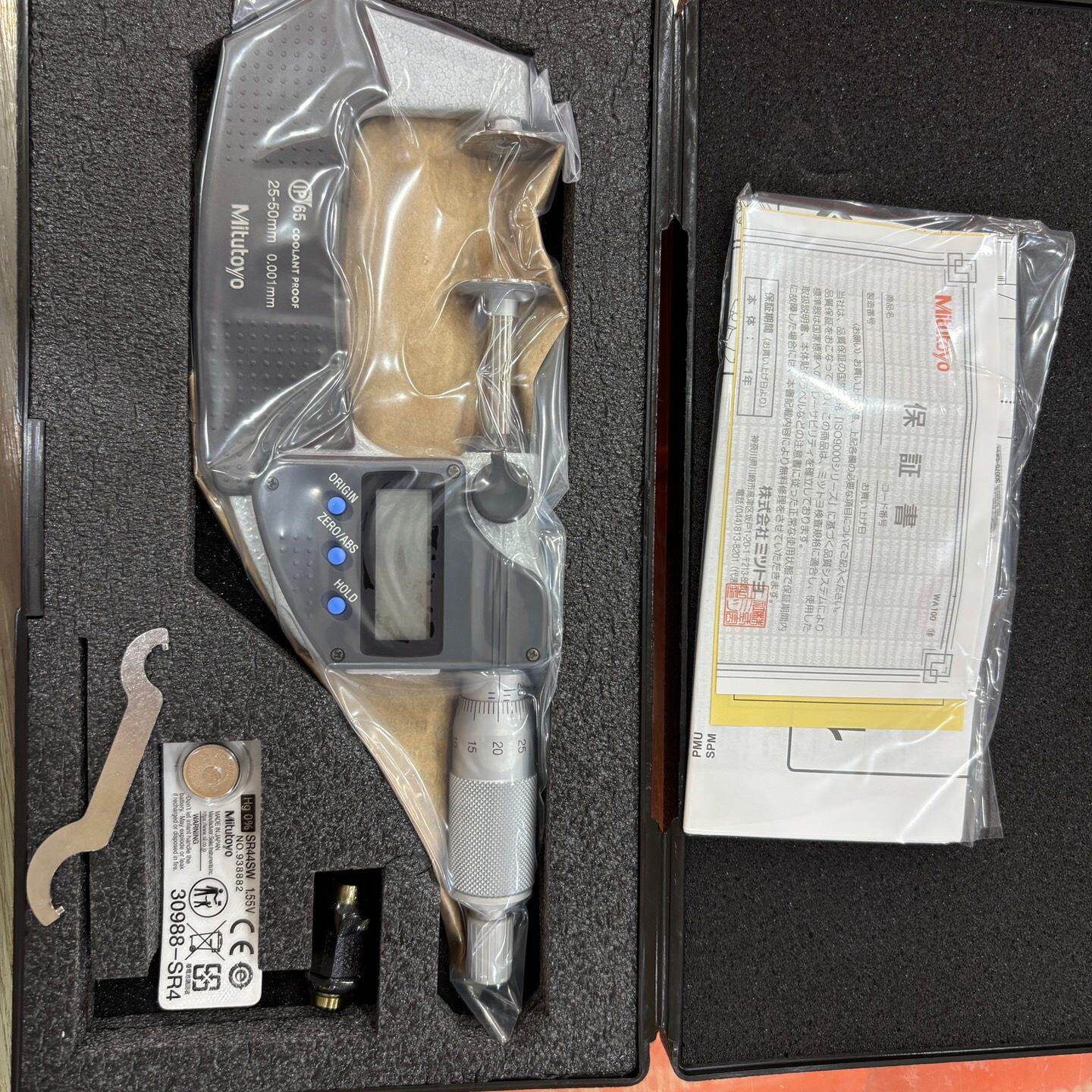 日本三丰数显公法线千分尺323-251-30范围25-50m--议价商品