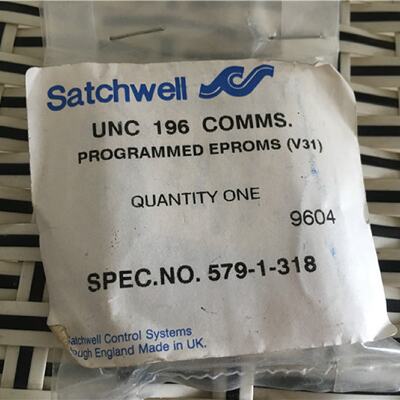 议价UNC 196 COMMS Satchwell EPROMs(V31) 579-1-318 全新 现货