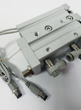 SMC MXS16L30  015  07 MPa Mini Schlitten  2x SMC DM9P used