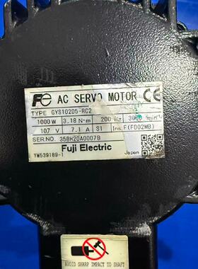议价Fuji Servo Motor Gys102d5Rc2适用
