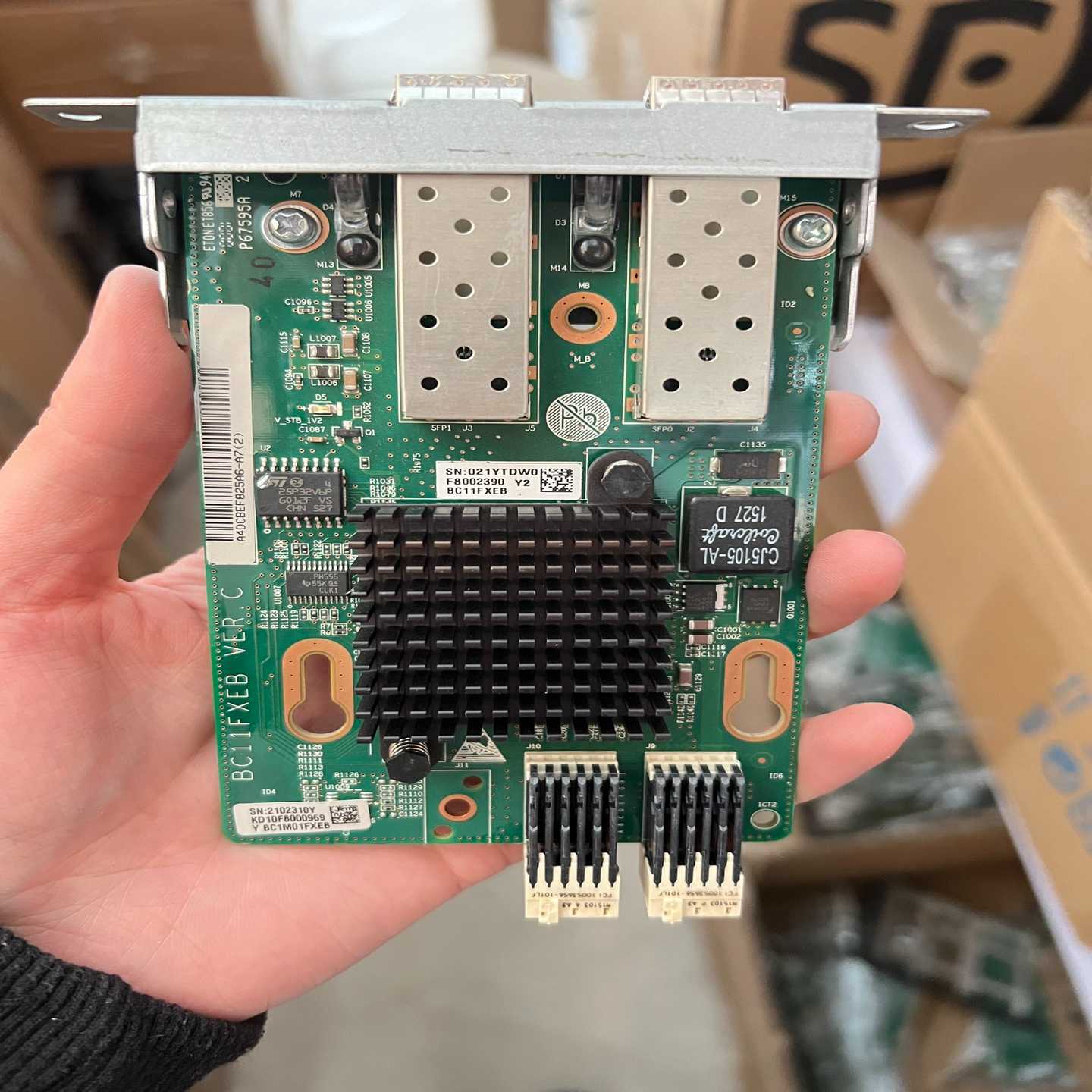 询价华为双口万兆网卡BC11FXEBRH1288V2V3