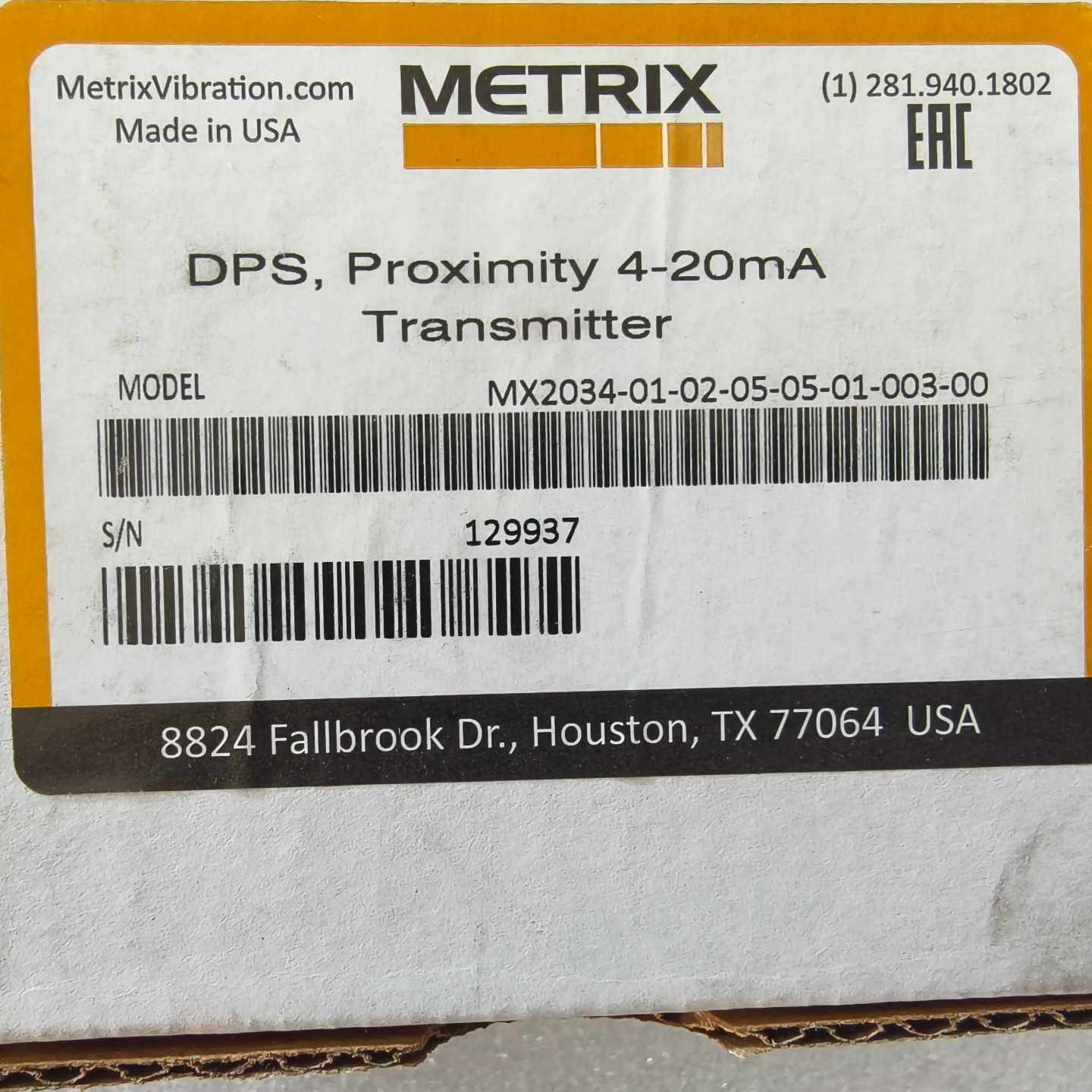 metrix前置器MX2034-01-02-05-05-01--议价商品