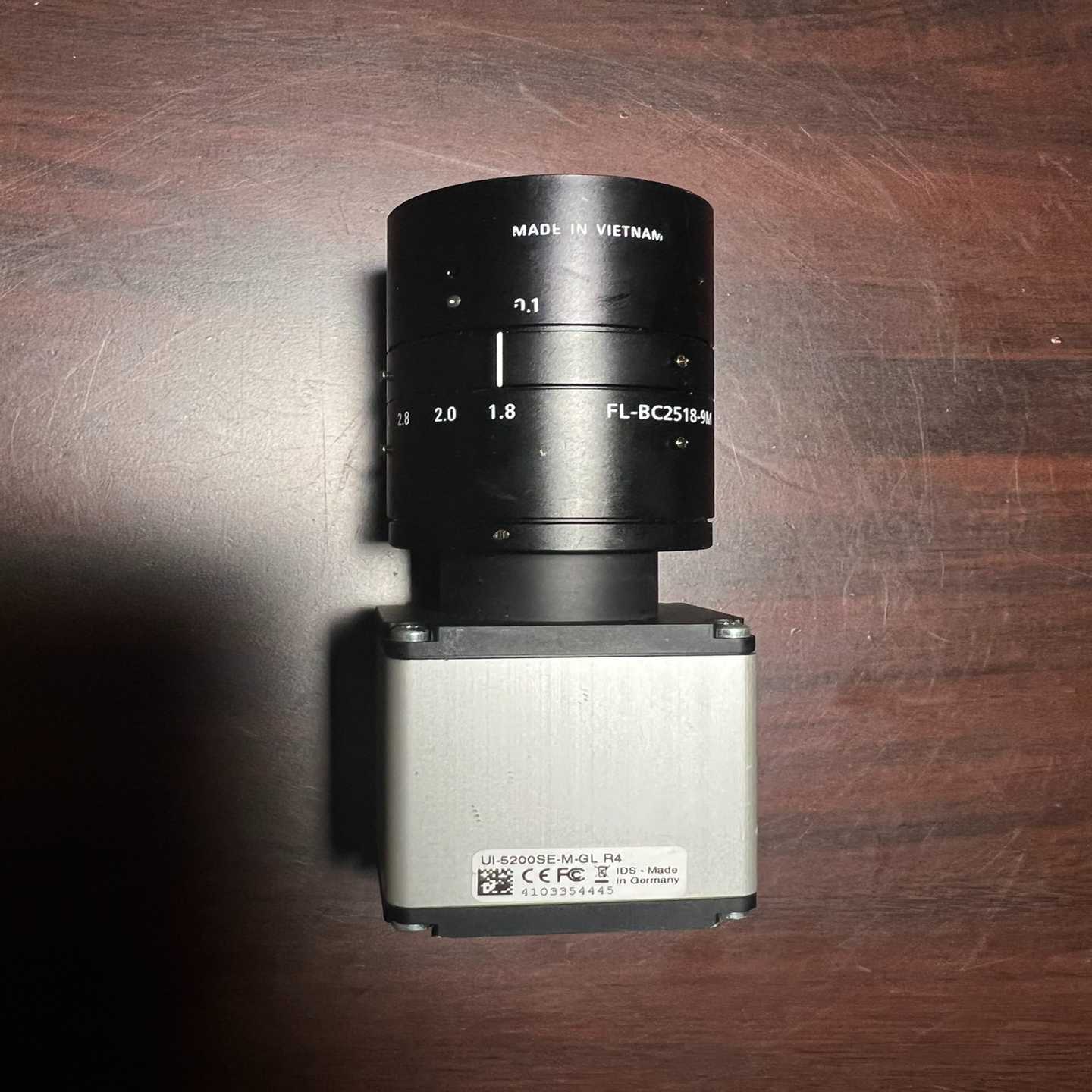 IDS工业相机，UI-5200SE-M-GLR4，成色如图