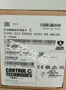 C200-01200042A尼得科变频器未拆封询价