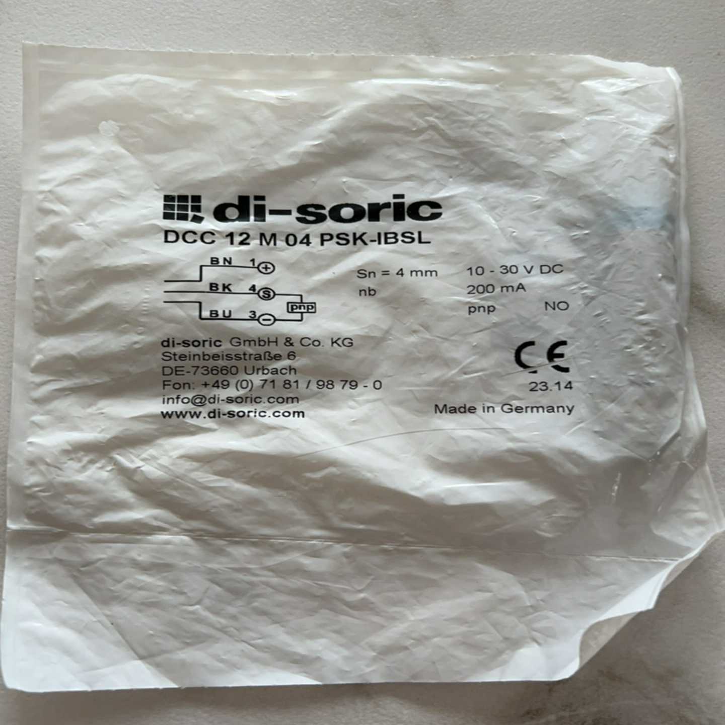 DCC12M04PSK-IBSL德森克di-so询价