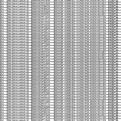 议价电机BMH1401P11A2A/P11F2A/P12A2A/P12F2A/P16A1A/P16A2A/P16