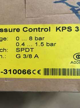 KPS35 060-310066Danfoss KPS35 G3/8  0-8bar SPDT~询价