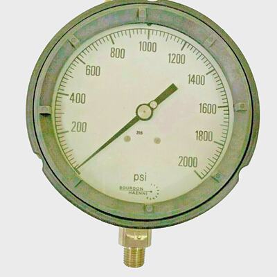 BOURDON HAENNI MPB S 130A  412 Process Pressure Gauge 02000