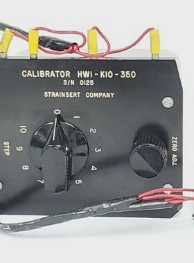 STRAINSERT COMPANY CALIBRATOR HW1K10350