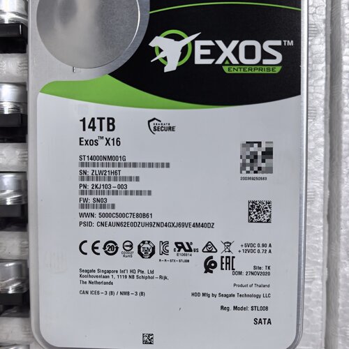 【询价】国行希捷14TB ST140000NM001G 成色新
