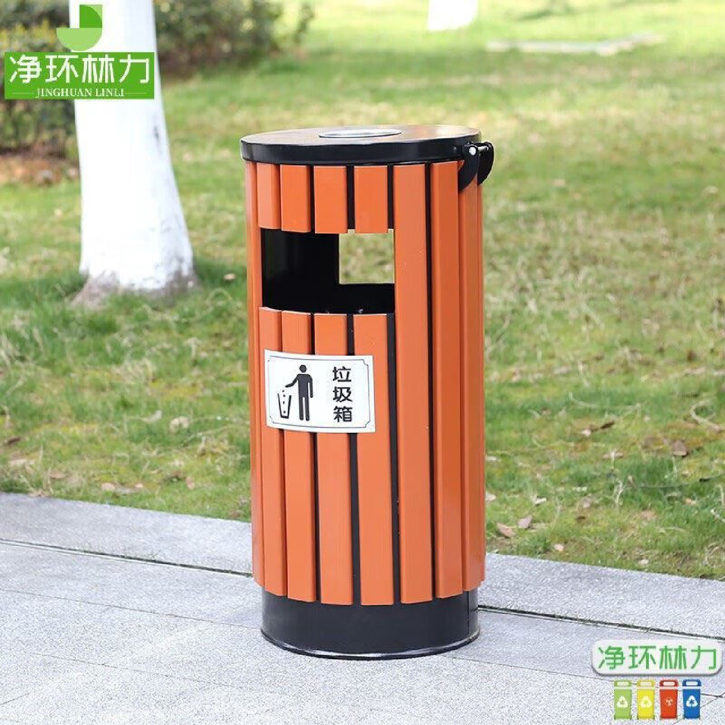 户外垃圾桶不锈钢环卫分类收纳桶区大号钢木双果皮箱垃圾筒垃圾箱,电子/电工,航空插头,淘宝优惠券,粉丝福利购,淘宝优惠卷