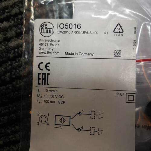 议价假一罚十IFM易福门电感式接近开关Io5016