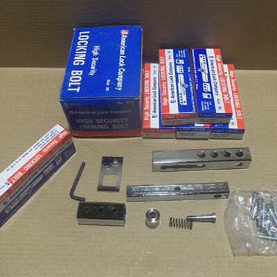 NEW BOX OF 6 AMERICAN LOCK 895 HIGH SECURITY LOCKING SLIDE B