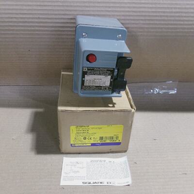 New Square D 2510FW1P FHP Manual Starter Series B Watertight