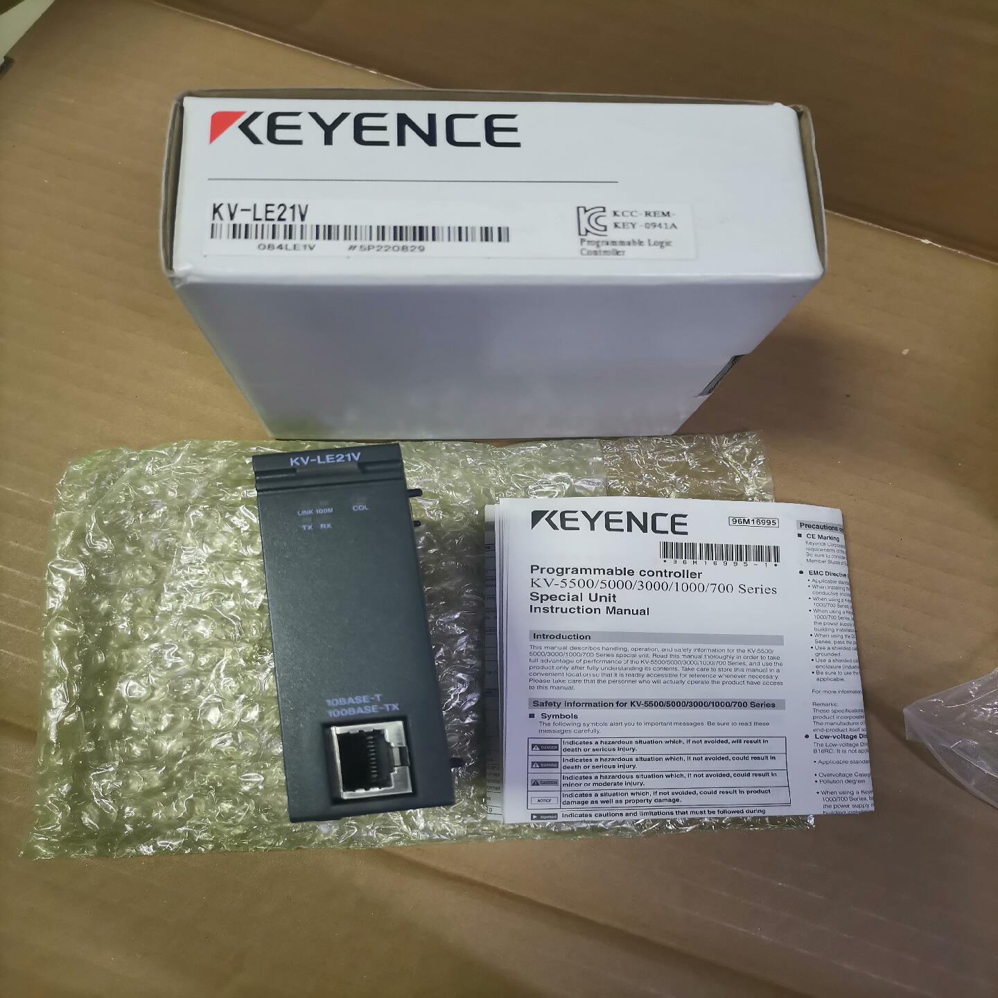 KV-LE21V基恩士模块，里外编号不一致，实物询价
