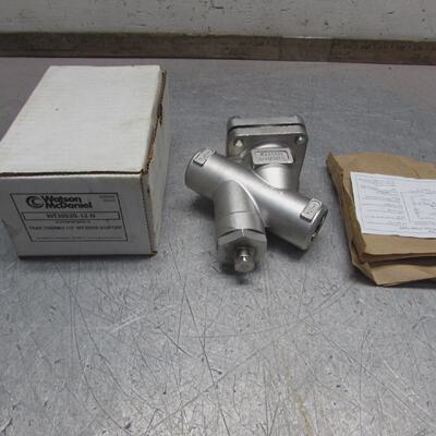 NEW Watson McDaniel WT3003S12N 12 THERMO STEAM TRAP 516 ORIF