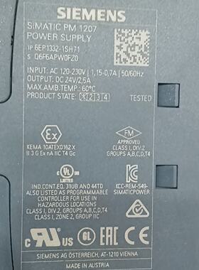 SIMATICPM1207电源模块型号6EP13-询
