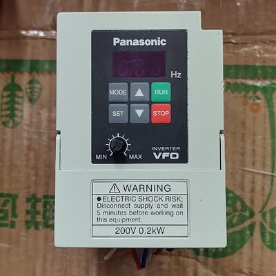 松下变频器VFOBFV00022DK0.2KW原装拆--议价商品