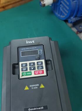 溢价-英威腾变频器5.5KWGD205R5G4成色如图功