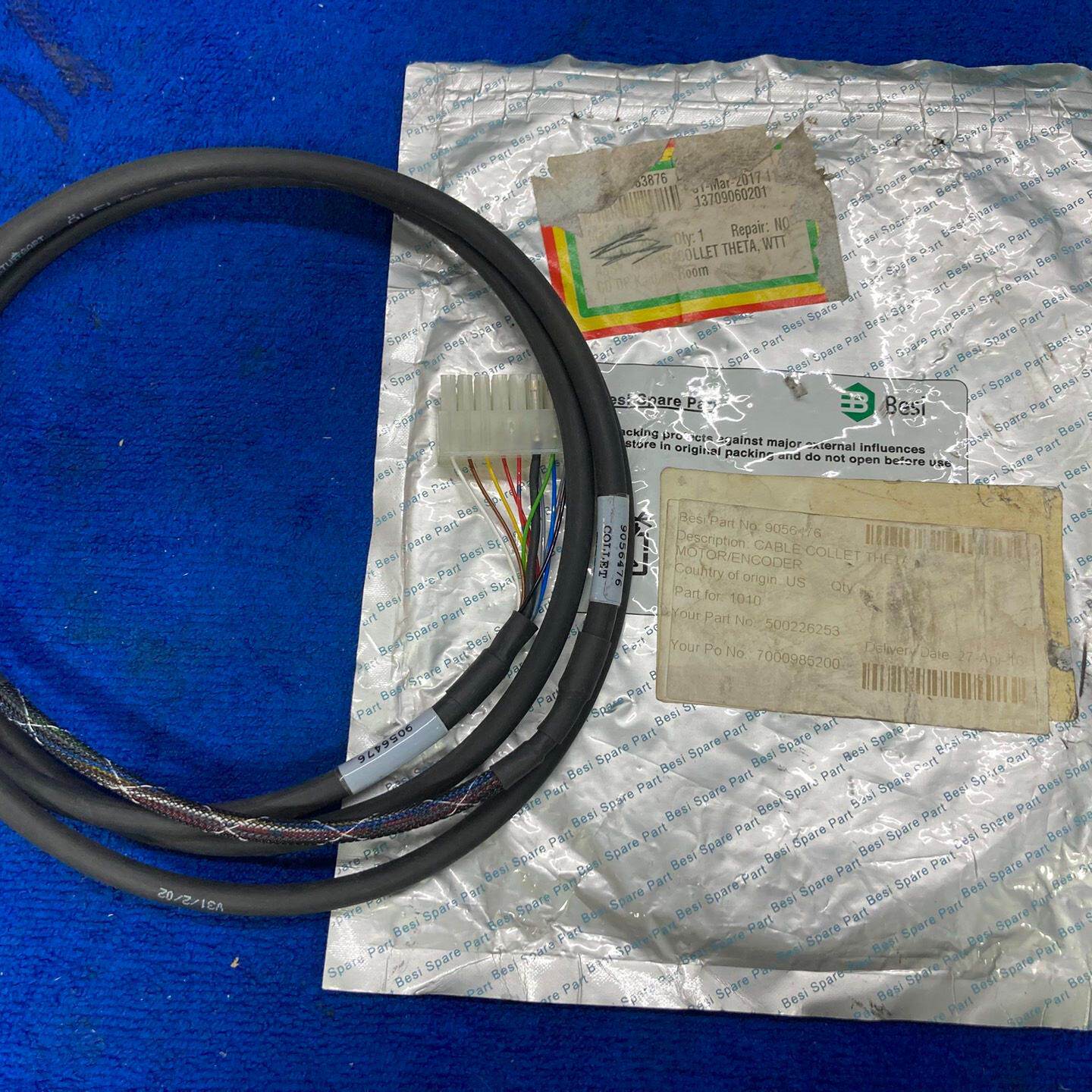 Besi固晶机9056476马达编码器连接线实物图全新--议价商品