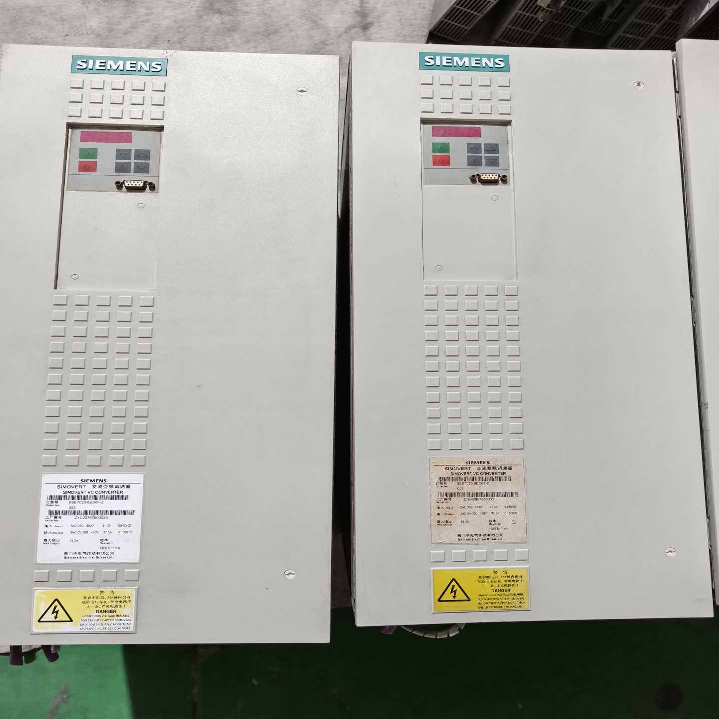 西门子SIMOVERT交流变频调速器，型号6SE7023-8--议价商品