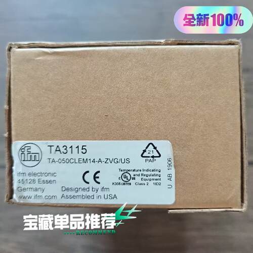 全新 ifm易福门 TA3115 温度传感器，实物拍—议价