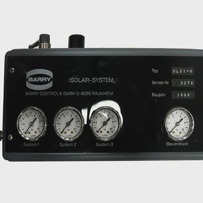 BARRY SYSTEMS ISOLAIR PNEUMATIC CONTROL ANTI VIBRATION CONTR