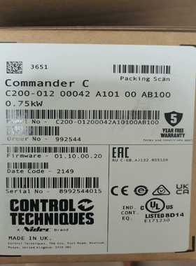 C200-01200042A尼得科变频器询价