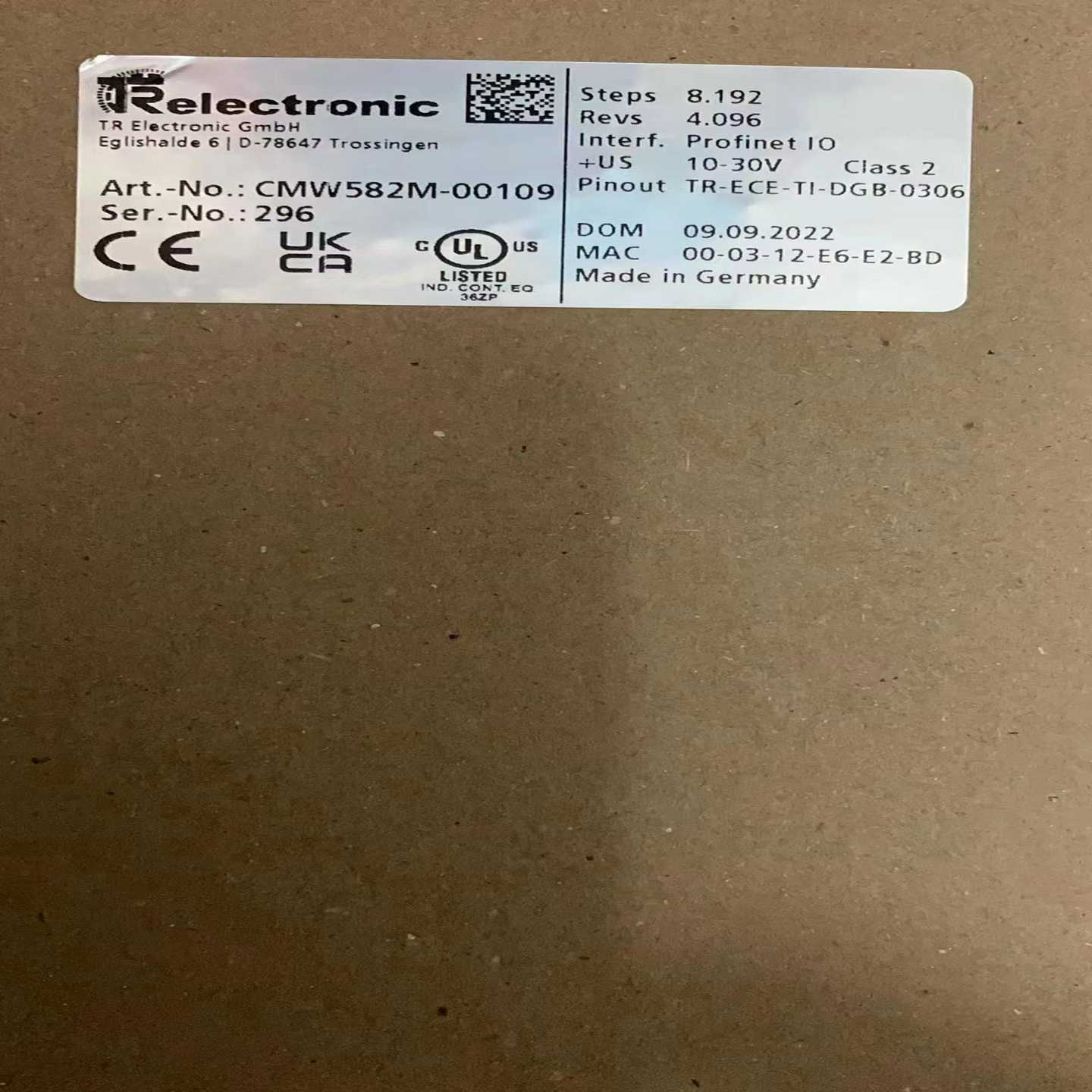 【请询价】TR编码器CMW582M-00109全新原装