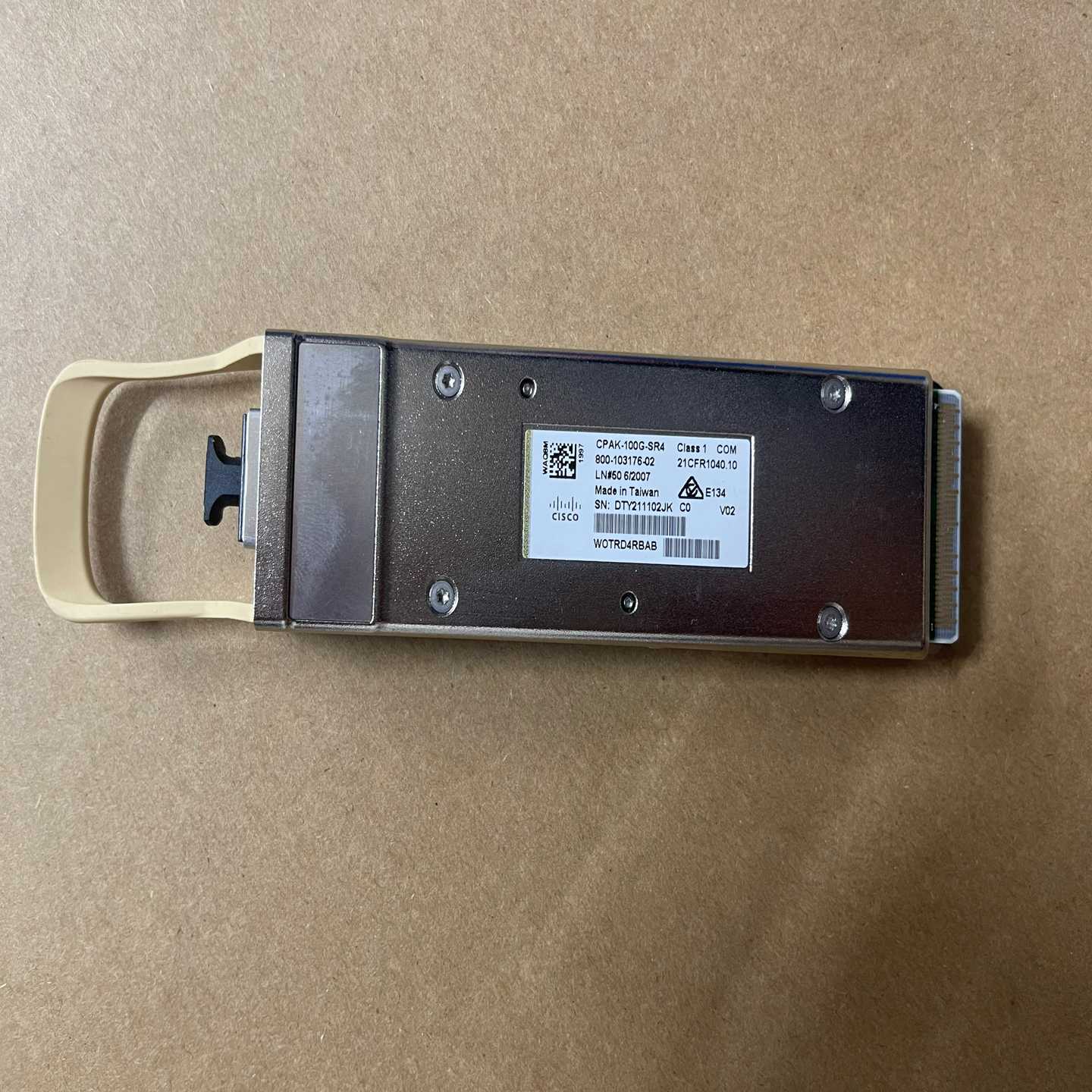 CPAK-100G-SR4思科原装拆机模块，成色靓#Cisc