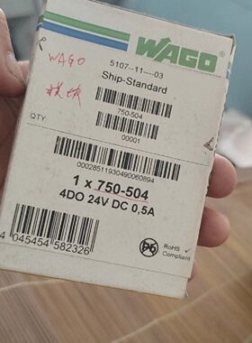 全新万可WAGO模块750504未拆封议价