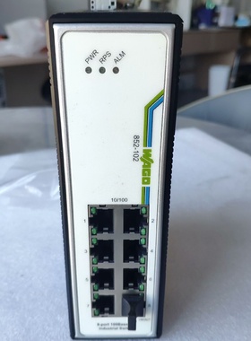 【议价】WAGO852102万可8口100BaseTX工业交
