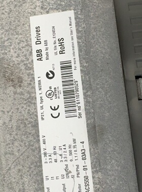 询价-变频器ACS5500103A341.10