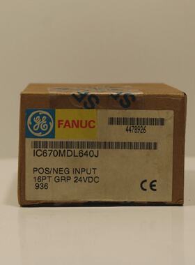 Ge Fanuc IC670MDL640J PosNeg Input Module NEW
