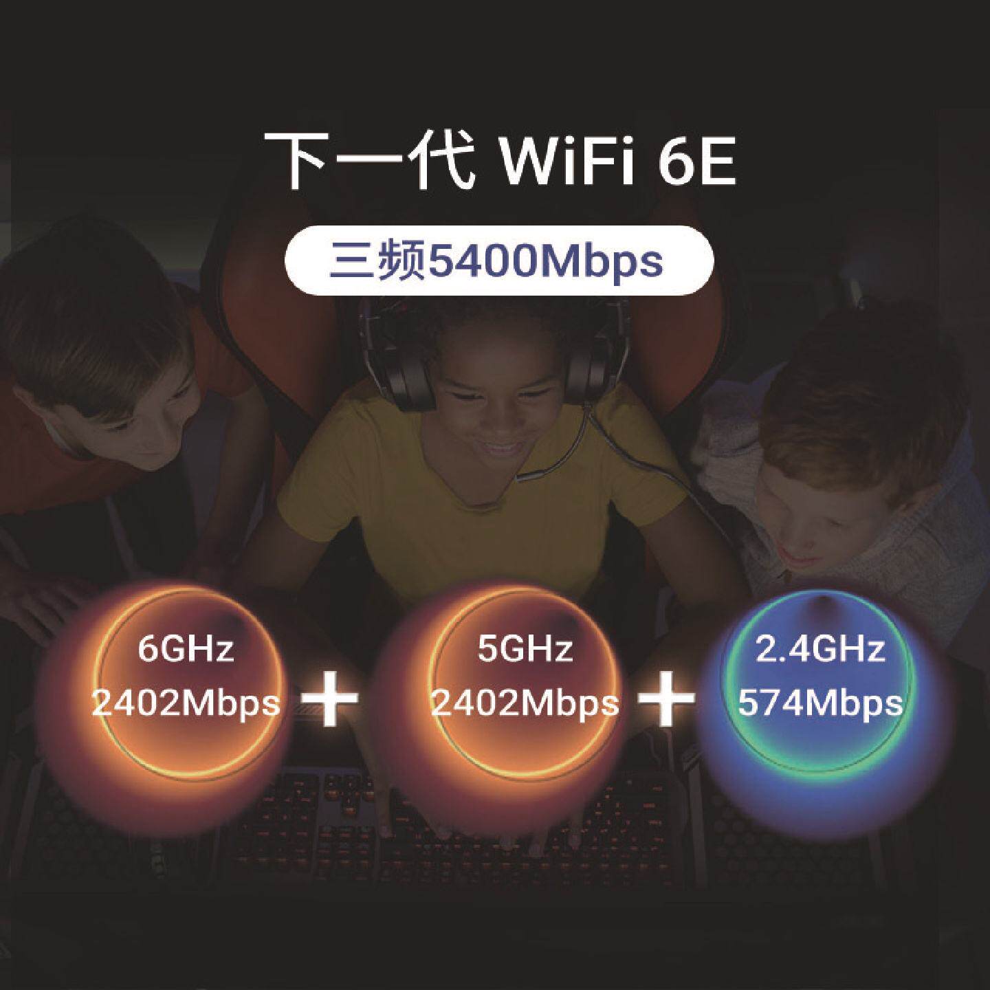 高效散热高增益可拆卸天线WiFi6工业无线网络接收器支持WIN10,11