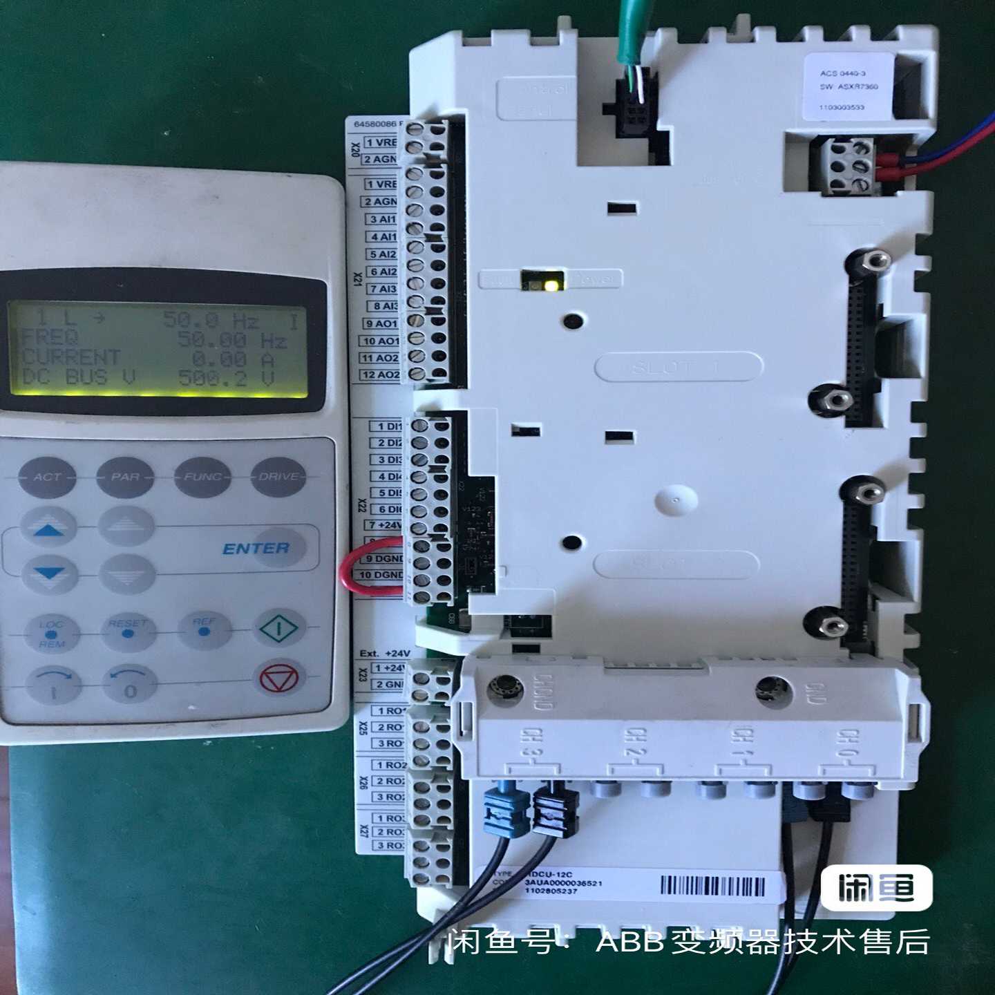 RDCU-12C ABB800变频器主板 9.5新（佳毅工控）