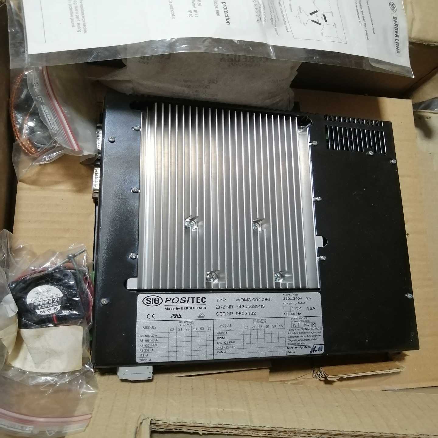 【议价】P0STECBERGERLA百格拉驱动器VDM3-004适用