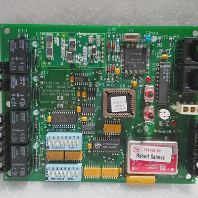 Used VARIAN  0471935801 A  PWA NEURON INTERLOCK STATUS 04719