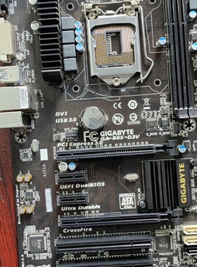 拆机技嘉GAB85D3VDDR3电脑1150针主板